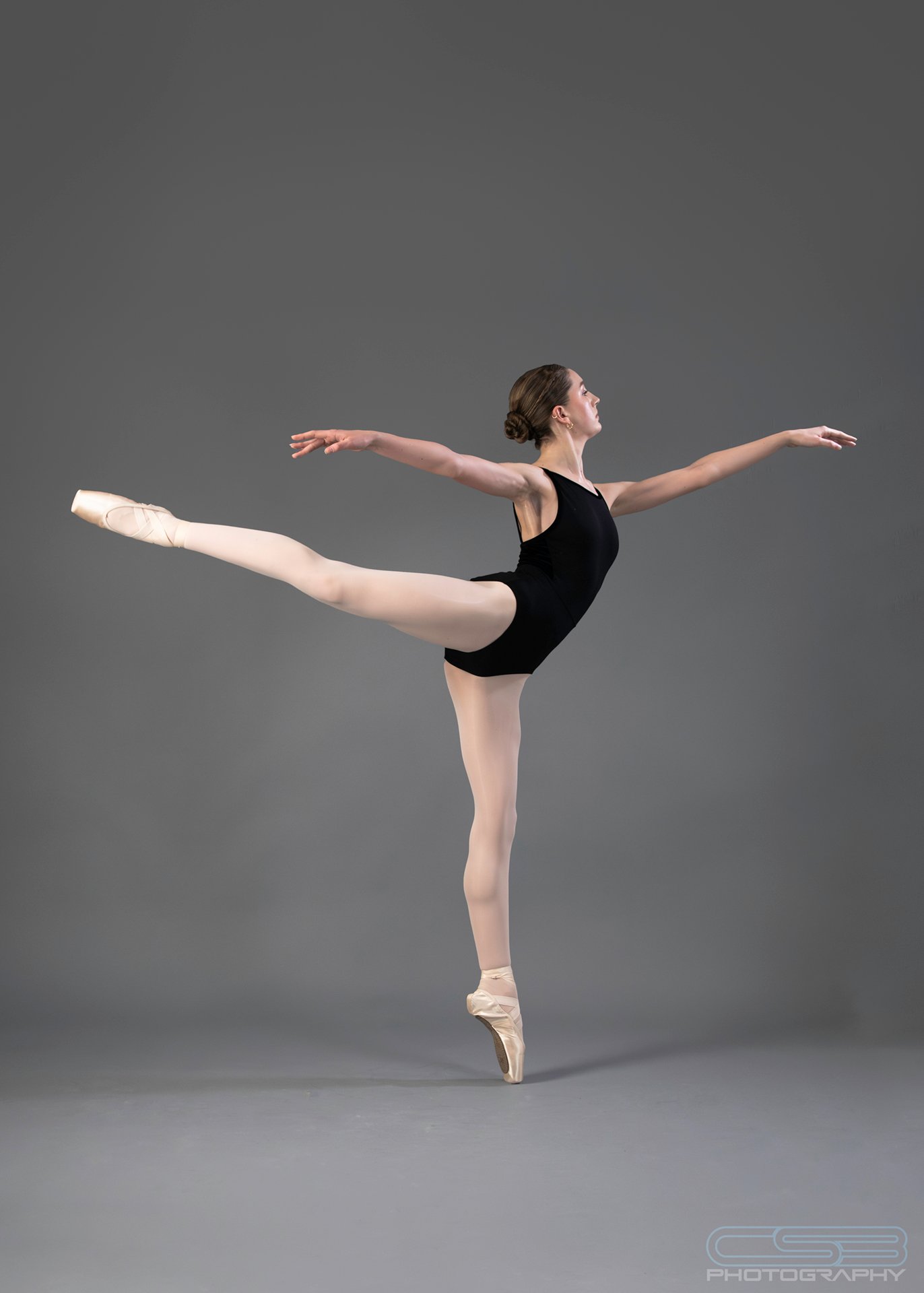 young dancer's arabesque