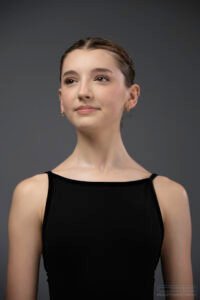 young dancer's headshot
